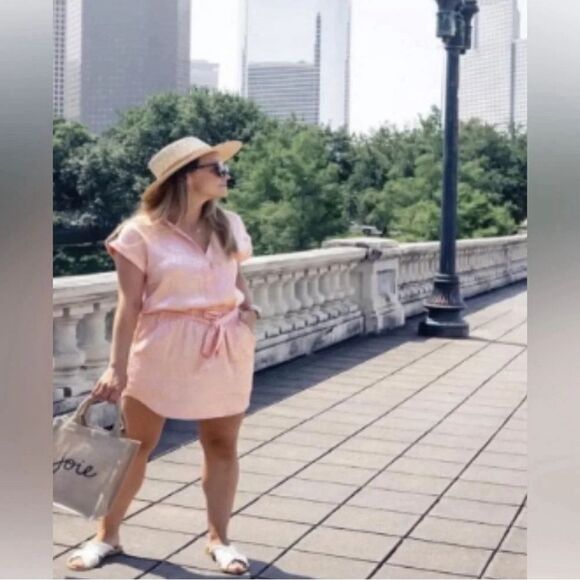 NEW NWT Joie Dress Shirt Satin Leopard Coral Pink Size S - Picture 8 of 9